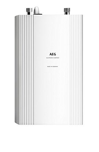 AEG Haustechnik AEG elektronischer Durchlauferhitzer DDLE Kompakt 11/13, für die Küche, Untertisch, drucklos/-fest, umschaltbar, solargeeignet, 230768, 400 V, Weiß, kw